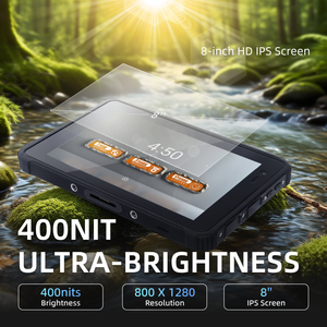 Промышленный защищенный планшет Android H81 (OEM/ODM), восьмиядерный процессор MTK, 8+48 МП, 8+256 ГБ, яркость 1000 нит, читаемость на солнце, Wi-Fi, сканер штрих-кодов, NFC - Product Image 2