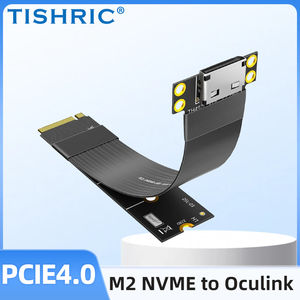 كابل تمديد من TISHRIC <span class=keywords><strong>M</strong></span>.2 NVME إلى Oculink لـ SSD M2 <span class=keywords><strong>m</strong></span>-key إلى محول كابل PCIe من أجل الكمبيوتر المحمول المكتبي - Product Image 2