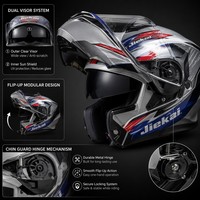 Casque de moto YA-910 DV avec design de ventilateur en forme de plume, accessoire élégant