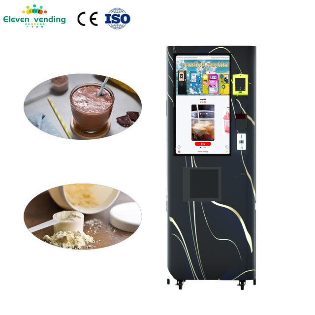 Smart Protein Shake and Energy Drink Vending Machine for Gyms with Fast Mixing and Cashless Payment