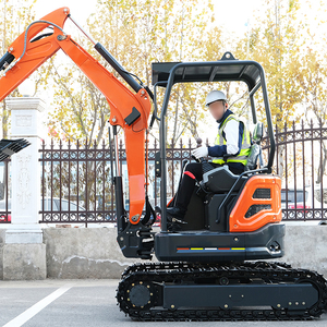 Mini-excavatrice sur chenilles de 0,1 m³ de capacité, haute qualité, 2,5 tonnes, mini-excavatrice hydraulique en stock à vendre - Product Image 6