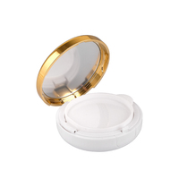 Étui pour coussin d'air de luxe, 10 pièces, 15g, boîte d'emballage avec miroir, pour fond de teint, coussin bb de poudre vide, conteneur