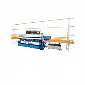 Machine à chanfreiner le <span class=keywords><strong>verre</strong></span> électrique 3000 mm avec réglage d'épaisseur, 9 moteurs pour polissage de miroirs, Ventes directes usine - Product Image 1
