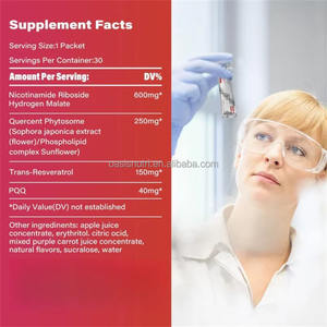 Nad nad nicotinamide רזברטרול תוספי תזונה pqq nad + משקה העור הזדקנות תמיכה האנרגיה פוקוס Nad טיפות נוזל Nad - Product Image 2