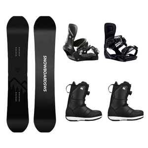 Set de Snowboard y Esquí, Snowboard de Estilo Libre con Núcleo de Madera para Adultos, Hombres y Mujeres, Kit de Snowboard Universal de Invierno - Product Image 2