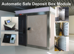 Coffre-fort bancaire électronique, système modulaire, contrôle d'accès intelligent, clé électronique numérique, taille personnalisée, argent liquide, bijoux - Product Image 3