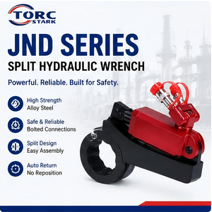 Clé dynamométrique hydraulique pour boulons haute résistance Série JND, outil hydraulique creux efficace JND, KLCD, type hydraulique JND séparé - Product Image 1