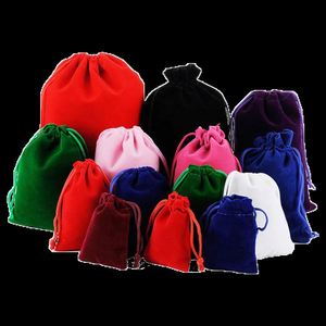 Bolsa de Terciopelo Personalizada de Alta Calidad de 5x7cm con Cordón, Bolsa Pequeña de Terciopelo para Joyería, Anillos, Perfumes, Collares y Lápices Labiales - Product Image 2
