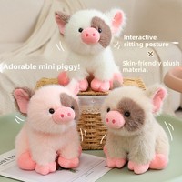 CE CPC Ensemble de 7 animaux de ferme en peluche personnalisés, vente en gros de jouets en peluche en vrac (porc, cheval, vache, canard, mouton), OEM ODM
