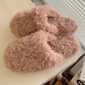 2025 donna inverno calda casa soffice e soffice colcon pelliccia pelosa <span class=keywords><strong>pantofole</strong></span> da casa <span class=keywords><strong>pelose</strong></span> da ragazza - Product Image 5