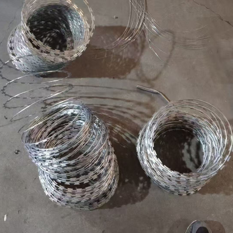 Direct Factory Supply Concertina Razor Wire BTO-10 Hot-dip Galvanized ...