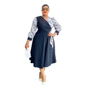 <span class=keywords><strong>Abito</strong></span> da sera donna taglie forti 2025 nuovo <span class=keywords><strong>abito</strong></span> da sera aderente a manica lunga in <span class=keywords><strong>Organza</strong></span> alta elasticizzato <span class=keywords><strong>abito</strong></span> nero elegante 3XL - Product Image 4