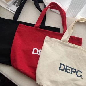 Bolsa de Mano de Lona de Algodón Orgánico Personalizada, Color Sólido, Ecológica, Gran Capacidad, Bolsa de Compras Reutilizable, Serigrafía - Product Image 1