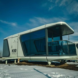 Villa de luxe modulaire assemblée Remorque de <span class=keywords><strong>camping</strong></span> extérieur Mobile RV Smart living cabin - Product Image 6