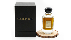 Botella de Perfume de Vidrio Transparente Irregular de Lujo Personalizada de Oriente Medio, 30ml, 100ml, 50ml, 20ml, con Pulverizador y Tapa Dorada - Product Image 6