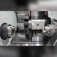 Centro de Torneado y Fresado CNC de Doble Husillo con Husillo Principal y Secundario de Alta Concentricidad para Piezas de Eje de Precisión y Piezas de Contrapunto