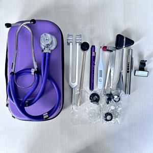 Estetoscopio Multifuncional de Lujo con Doble Cabeza, Kit Médico, Estetoscopio Colorido de Cardiología con Doble Tubo, CE - Product Image 5