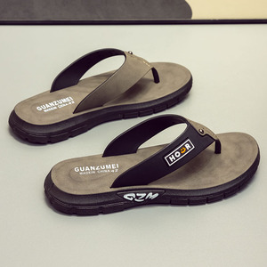 Chanclas de Playa para Hombre, Transpirables, Estampadas, Antideslizantes, Resistentes al Desgaste, Antiolor, con Suela Gruesa - Product Image 5