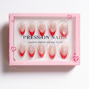เล็บปลอมแบบกดติดลายตาแมวฝรั่งเศส 24 ชิ้น พร้อมกล่องบรรจุภัณฑ์ - Product Image 3