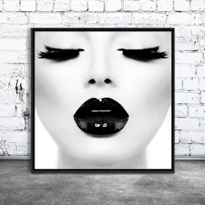 Picture Print Custom Picture Print Wall Art Sexy Women Lips Picture Canvas Printed Home Decoration