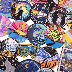 Patch décoratif extérieur à coudre ou thermocollant pour vêtements, badge personnalisé - Product Image 2