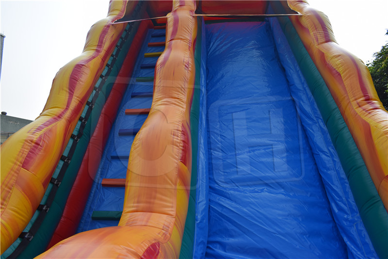 Высококачественная гигантская надувная водная горка из ПВХ в виде джунглей размером 0,55 мм с бассейном для взрослых