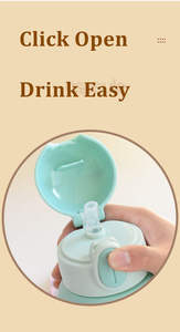 2024 nuevo producto de fábrica para niños escuela Kawaii lindo Animal niñas niños botella de agua de plástico con asa - Product Image 5