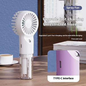 Bulk Portable Mini Cooling <b>Fan</b> Handheld 4 Speeds Pocket Personal <b>Fan</b> USB Rechargeable Small <b>Fan</b> for Travel Office Home - Product Image 2