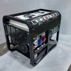 Générateur diesel à châssis ouvert 11000, puissance maximale 10 kW, monophasé/triphasé, démarrage électrique avec roues - Product Image 4