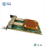 Adaptador de red Gigabit de 10 puertos de fibra dual para OCP( Open Compute Project) con chip Intel
