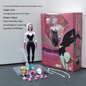 Figurines d'action en PVC CT Factory Symbiote <span class=keywords><strong>Spider</strong></span>-Man SHF Gwen Ultimate Miles <span class=keywords><strong>Morales</strong></span> et <span class=keywords><strong>Spider</strong></span>-Man 2099, boîte couleur - Product Image 5