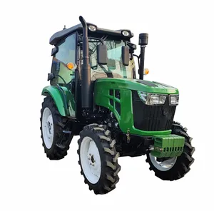 Sıcak satış ucuz yeni ürün 2024 dizel çiftlik çiftçilik ekipmanları yükleyici ve biçme makinesi tarım traktör ile kazıcı