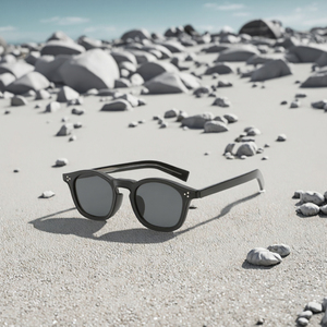 Lunettes <span class=keywords><strong>de</strong></span> <span class=keywords><strong>soleil</strong></span> classiques personnalisées en gros pour hommes et femmes, lunettes <span class=keywords><strong>de</strong></span> créateur fabriquées en plastique recyclé, UV400, fumées, tendance, promotion - Product Image 3