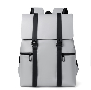 Mochila Unisex Oxford Fashion Student con Cierre de Cremallera Patrón de Letras Impermeable y Gran Capacidad - Product Image 2