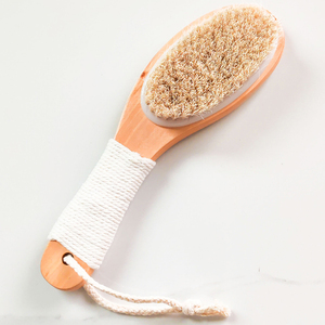 Cepillo para <span class=keywords><strong>baquetas</strong></span> <span class=keywords><strong>de</strong></span> madera <span class=keywords><strong>de</strong></span> loto <span class=keywords><strong>de</strong></span> crin <span class=keywords><strong>de</strong></span> 25cm, mango corto, cepillo para cuerpo seco, herramienta esencial <span class=keywords><strong>de</strong></span> limpieza trasera - Product Image 1