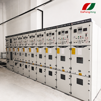 Armoire de commutation moyenne tension KYN28-12, revêtement Al-Zn, intérieur, industrielle, IP4X, personnalisée pour la distribution et la transmission d'énergie