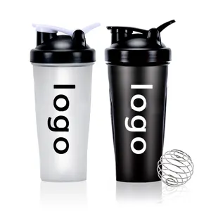 Amazon Top Selling custom logo 400ml 600ml Workout Blender Shaker Bottle Gym Protein Shaker Bottles