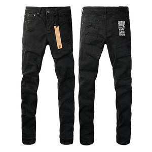 K Sub I Pantaloni in Denim Elasticizzato <span class=keywords><strong>Vintage</strong></span> Stonewashed di Alta Qualità, Marca di Lusso, Stile Hip Hop <span class=keywords><strong>Streetwear</strong></span> - Product Image 4