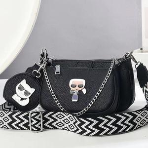 Ensemble de sacs mère et enfant, <span class=keywords><strong>sac</strong></span> tendance pour homme, <span class=keywords><strong>sac</strong></span> géométrique à <span class=keywords><strong>large</strong></span> bandoulière, <span class=keywords><strong>sac</strong></span> bandoulière pour femme - Product Image 3
