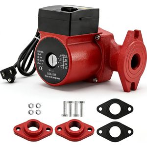 Bomba circuladora de hierro fundido con brida de 1-1/4 pulgadas, 0.5 HP, 115V, 3 velocidades, reemplazo para Grundfos - Product Image 1