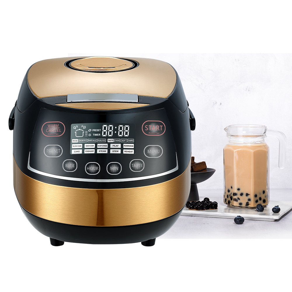 Светодиодный экран квадратной формы корпус из нержавеющей стали 5л Россия жемчуг рисовая кухонная Мультиварка с IMD сенсорной панелью