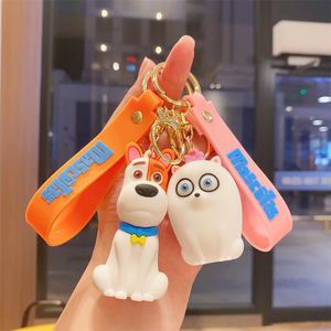 Llavero <span class=keywords><strong>de</strong></span> Peluche con Diseño <span class=keywords><strong>de</strong></span> Cachorro <span class=keywords><strong>de</strong></span> Dibujos Animados <span class=keywords><strong>de</strong></span> <span class=keywords><strong>la</strong></span> <span class=keywords><strong>Película</strong></span> '<span class=keywords><strong>La</strong></span> Vida Secreta <span class=keywords><strong>de</strong></span> las <span class=keywords><strong>Mascotas</strong></span>', Accesorio para Bolsos <span class=keywords><strong>de</strong></span> Hombre y Mujer, Llavero para Coche, Regalos al por Mayor - Product Image 2