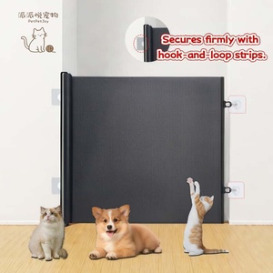 <span class=keywords><strong>Barrière</strong></span> de Séparation Intérieure <span class=keywords><strong>Anti</strong></span>-Saut pour Animaux Domestiques, en Tissu Maillé Solide Rétractable Automatique, Écologique, pour Entrée de Salon - Product Image 2