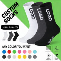 Chaussettes de sport de basketball personnalisées en usine, vente en gros OEM, chaussettes athlétiques rembourrées, logo personnalisé, faible MOQ, en vrac