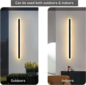 Applique murale extérieure solaire noire étanche en aluminium et acrylique IP65 pour jardin, rue et place – Vente en gros - Product Image 5