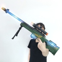Fusil de sniper jouet AWM 75CM avec musique et lumière, pistolet électrique de jeu de tir