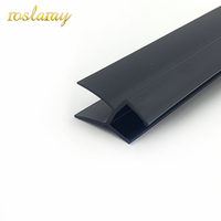 Burlete de PVC para Ducha, Burlete de Goma Antienvejecimiento, Sellos para Ventanas y Puertas, Junta de Sellado, Sello para Puerta