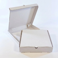 Boîtes à pizza en carton ondulé personnalisées avec logo, cartons en papier kraft de qualité alimentaire pour les restaurants à emporter