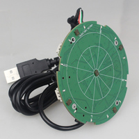 360 °   Microphone annulaire de capture vocale avec localisation de la source sonore pour robots IA