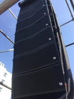 Système de Son Line Array Linéaire TD24+12 d'Occasion TA-L12 Double Haut-Parleur Line Array 12" avec Subwoofers Kine Doubles 18" d'Origine Non Réparés, Unités B&C